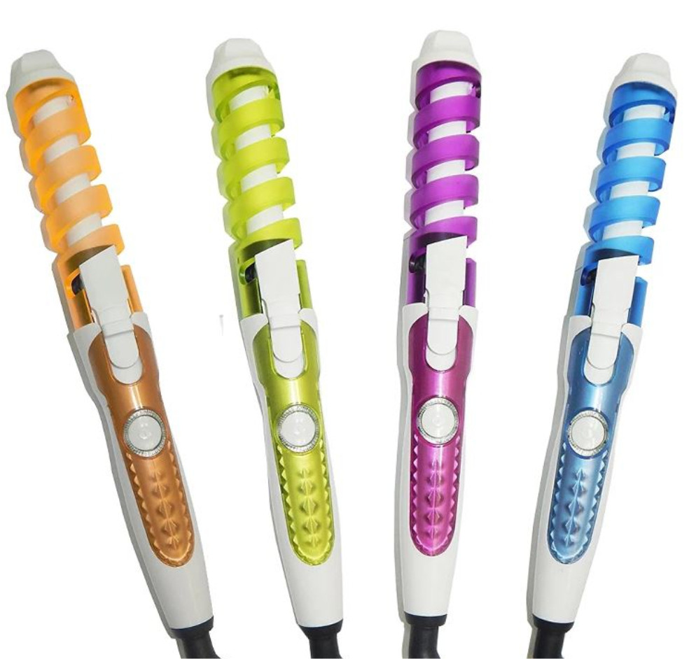 Vista 4 de Pinza Rizadora Rizos Definidos - Color: Morado